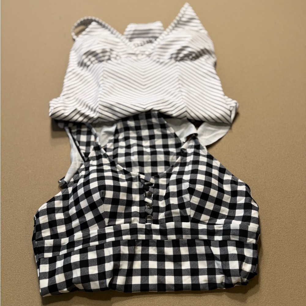 Cupshe Bundle Black and White One Piece Swimwear